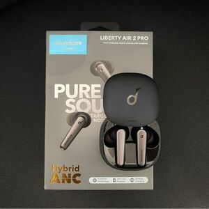 Soundcore by Anker Liberty Air 2 PRO w/ Box Black Model A3951 True Wireless ANC